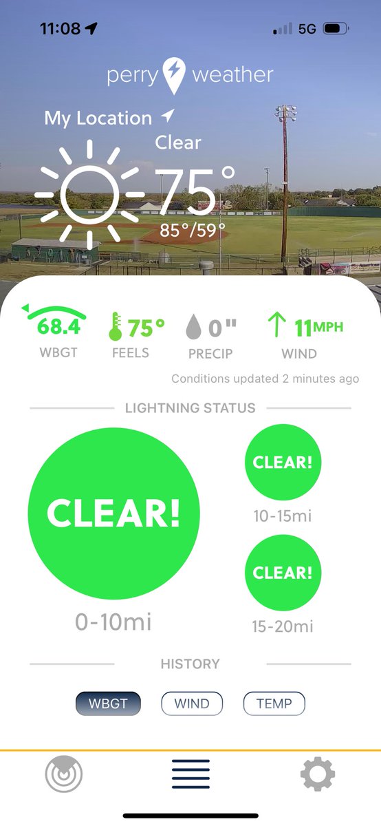 Shoutout to <a href="/perryweather/">Perry Weather</a> for the amazing service. They came out yesterday and installed the weather station for Collinsville High School.  Giving us real time weather information for our school along with lightning warning system.