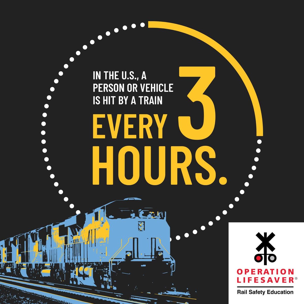 olinational's tweet image. Rail Safety Education saves lives! Talk to those you love about staying safe around tracks and trains. 

#RailSafetyEducation
#SeeTracksThinkTrain
#StayOffTrainTracks