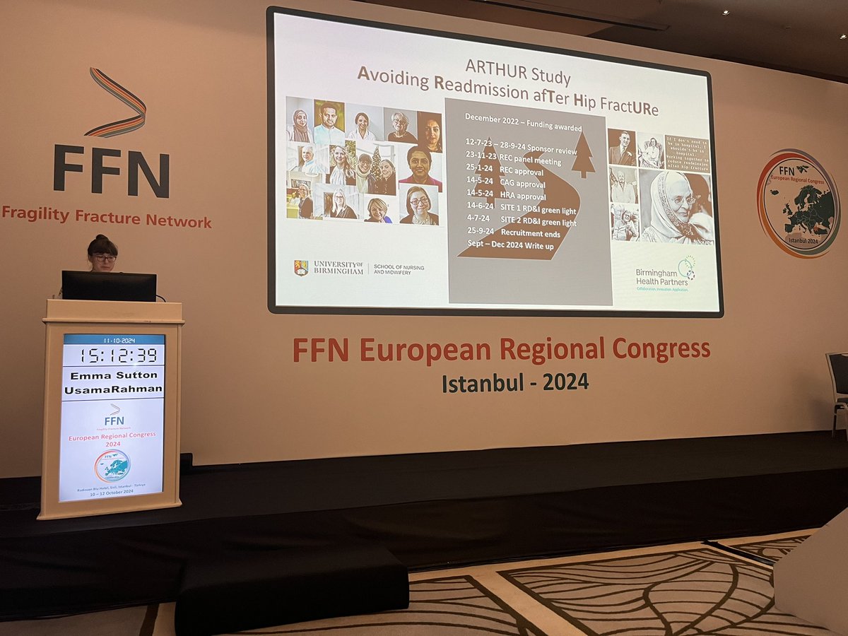 Hannah Reilly (@hannahreilly28) on Twitter photo Great to present our early findings from the ARTHUR study and to hear from others working to reduce 30 day readmission rates after hip fracture <a href="/emmasuttPhysio/">Dr Emma Sutton</a> <a href="/FF_Network/">Fragility Fracture Network (FFN)</a> Great to present our early findings from the ARTHUR study and to hear from others working to reduce 30 day readmission rates after hip fracture <a href="/emmasuttPhysio/">Dr Emma Sutton</a> <a href="/FF_Network/">Fragility Fracture Network (FFN)</a>