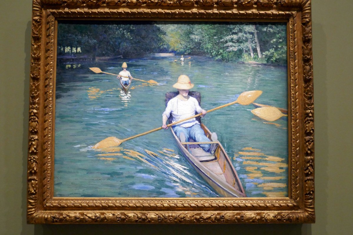 MaJSylvie's tweet photo. Exposition Gustave Caillebotte au @MuseeOrsay  j'ai adoré mais c'est normal c'est l'un de mes peintres préférés avec Pissaro https://t.co/hKJIWyaqps