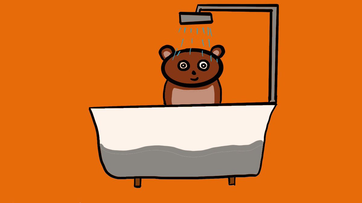 After drinking too much alcohol 

Shower is necessary

High for life