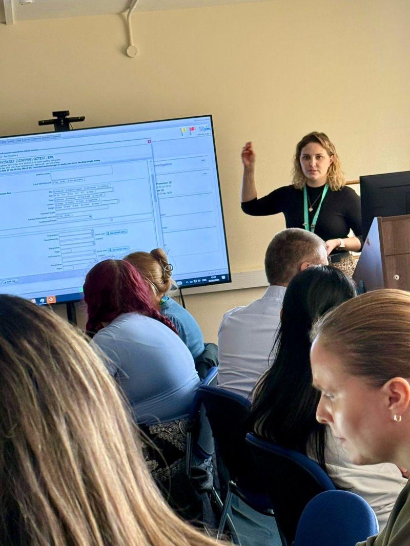 BadgerNetUK's tweet photo. Last month Chloe, one of our Neonatal Clinical Transformation Specialists, was in Leicester for 2 days training staff on BadgerNet Neonatal EPR, engaging super users and imparting digital skills π¦‘
#OneTeam #BadgerNet #NeonatalEPR https://t.co/70M2jIp8hF