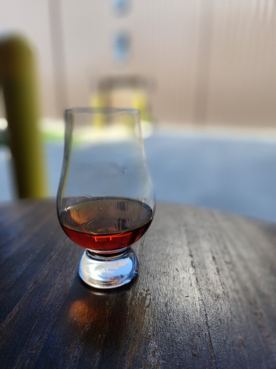 Sampling our oldest whiskey and our first ever single malt. This cherry wood smoked single malt comes it at almost 8 years old and 133 proof. Beautiful smoky and oaky, we have been waiting for these barrels for a long time and it was worth the wait! Releasing later this year!