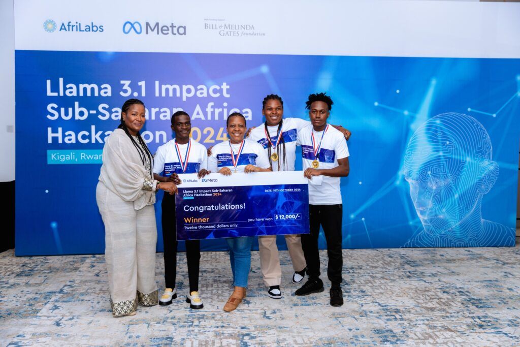TechbytesAfrica's tweet image. New Post: Ithute AI wins the Llama 3.1 Impact Hackathon Sub-Saharan Africa buff.ly/403wvmy The recently concluded Llama 3.1 Impact Hackathon in Kigali, Rwanda, has set a new benchmark for AI-driven innovation in Sub-Saharan Africa. Organized