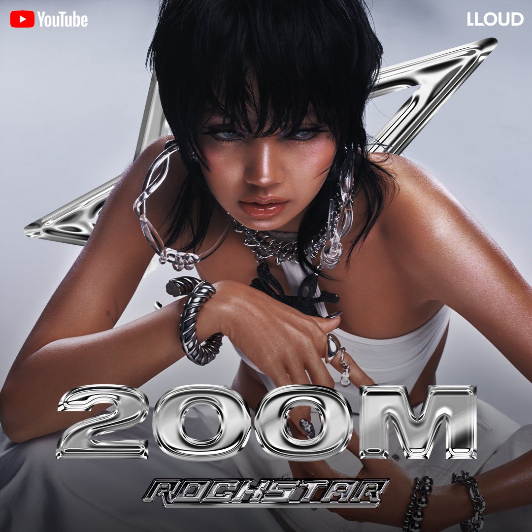 wearelloud's tweet image. ROCKSTAR has reached 200 Million views 🤘🎸💫 Thank you everyone for all the support!

#LISAxROCKSTAR