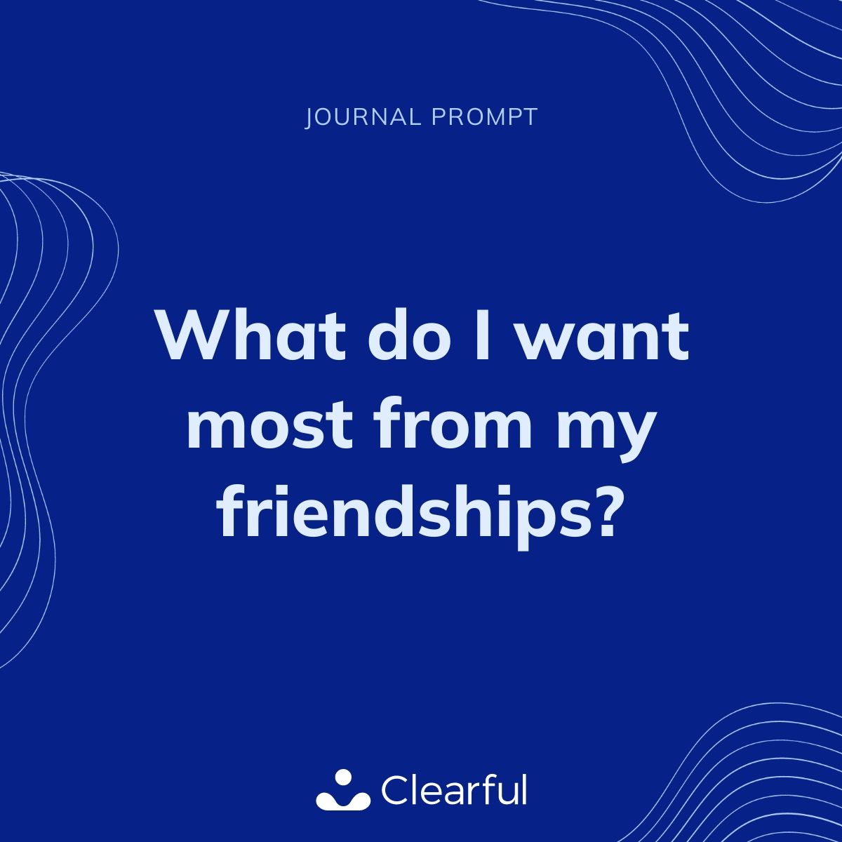 ✨Journal Prompt: What do I want most from my friendships?

Share your answers below.

#journaling #journalprompt #mindfulness buff.ly/3Ds7x4D