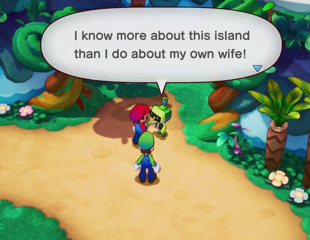 Yep the dialogue in this game is PEAK, I can already tell