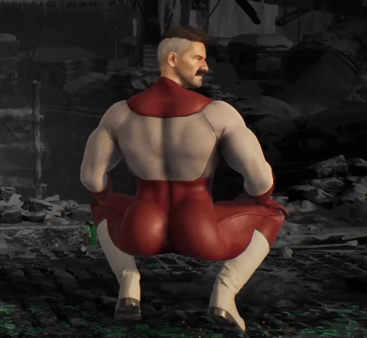 DiffFGC's tweet image. Turns out this picture of Omni Man is 100% accurate