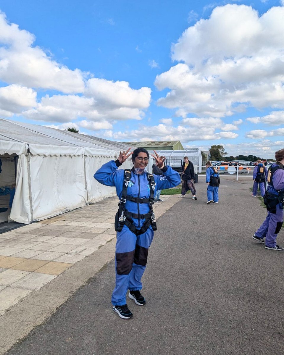 UHDcharity's tweet photo. Check out these snapshots of our skydivers as they geared up and prepared to take the leap for @UHDcharity! ☁️🪂 https://t.co/NuesjwGl0K