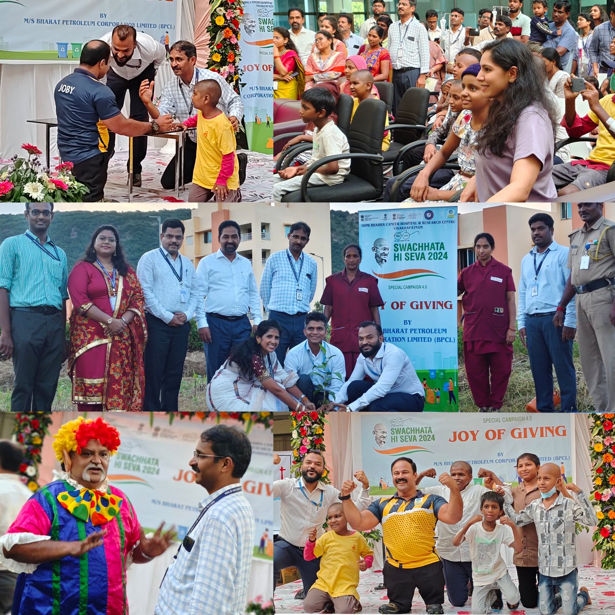 HBCHRC,VIZAG - TATA MEMORIAL CENTRE (@hbchrcvizag) on Twitter photo JOY OF GIVING & SWATCHATA HI SEVA CAMPAGIN 4.0 BY HBCHRC VIZAG & BPCL- DRAWING & PAINTING, INSIPIRING INTERACTION BY SPORTS LEADERS THRU BPCLFOR& BY PEDIATRIC CANCER PATIENTS & PLANTATION! #campaign <a href="/TataMemorial/">Tata Memorial Hospital</a> JOY OF GIVING & SWATCHATA HI SEVA CAMPAGIN 4.0 BY HBCHRC VIZAG & BPCL- DRAWING & PAINTING, INSIPIRING INTERACTION BY SPORTS LEADERS THRU BPCLFOR& BY PEDIATRIC CANCER PATIENTS & PLANTATION! #campaign <a href="/TataMemorial/">Tata Memorial Hospital</a>