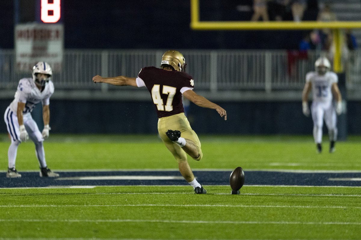 Camden Marx of Mater Dei was voted the Courier &amp; Press fall sports athlete of the week for Sept. 30-Oct. 5.

3 goals in 4-1 win over Vincennes
5 for 5 PAT and 5 touchbacks vs Bosse