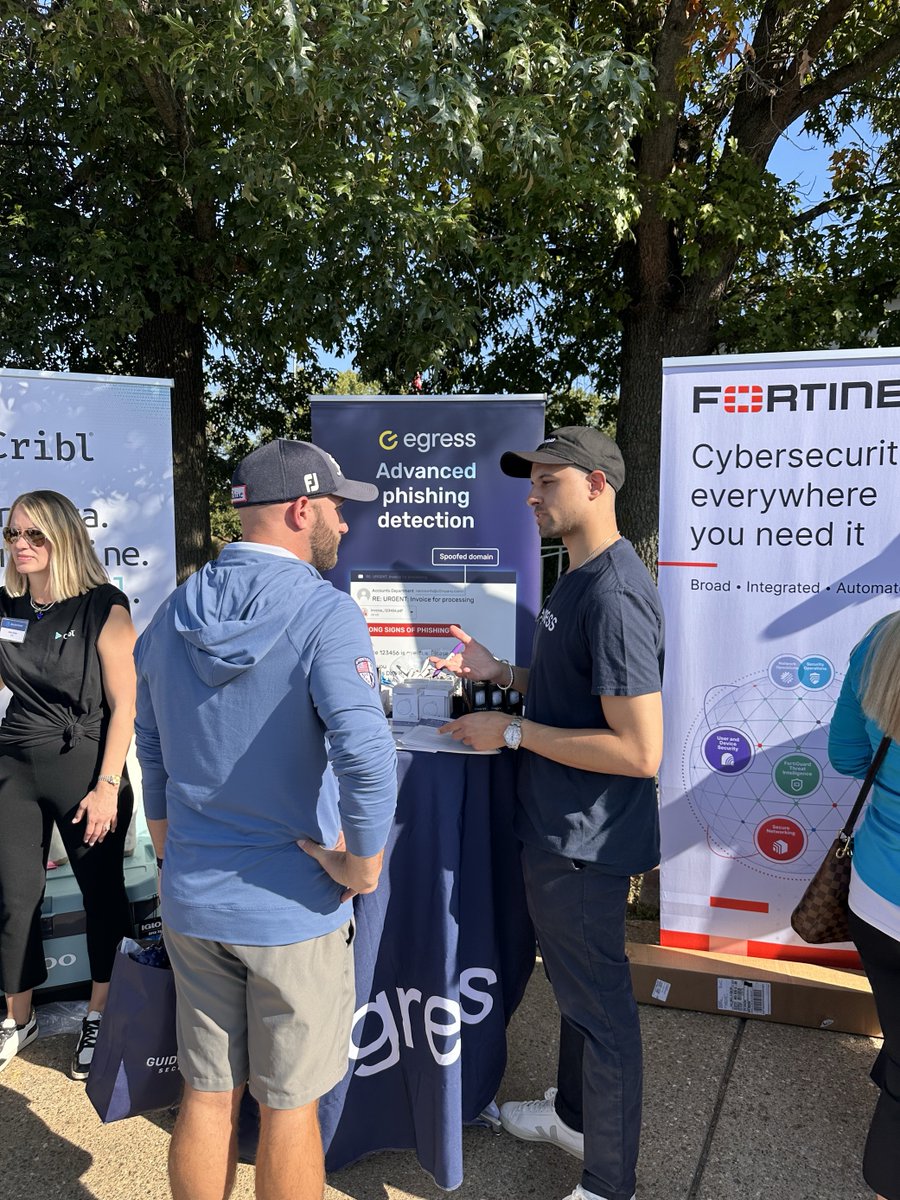 EgressSoftware's tweet image. It was an ace of a day at GuidePoint Security&apos;s 7th Annual St. Louis Golf Tournament and Technology Showcase! 🏌️‍♂️ 

Thanks GuidePoint Security for hosting such a great event, and to all attendees for making it such a fun day!