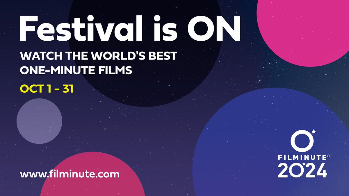 The festival is now on! 25 #ultrashort films from 17 countries are shortlisted at Filminute 2024 ▶️ filminute.com