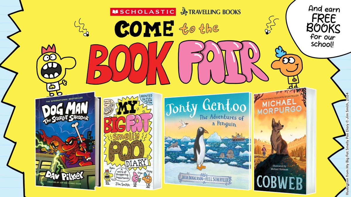 Miss Reid (@misssuziereid) on Twitter photo Thank you to everyone who visited our <a href="/Scholastic/">Scholastic</a> <a href="/TravellingBooks/">TravellingBooks</a> Book Fair today!
I hope you all enjoy reading your super new books!
Don't worry if you could't make it today - the fair is on next week on Monday, Tues & Wednesday.
- See you there! #lovereading πππ Thank you to everyone who visited our <a href="/Scholastic/">Scholastic</a> <a href="/TravellingBooks/">TravellingBooks</a> Book Fair today!
I hope you all enjoy reading your super new books!
Don't worry if you could't make it today - the fair is on next week on Monday, Tues & Wednesday.
- See you there! #lovereading πππ