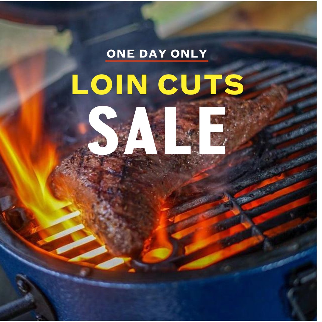 Ready to enjoy 15% off on all of our favorite cuts from the loin? Ny Strip, Tri-tip, Bavette, Picanha, and so much more. One day only sale, so snag these delicious, dry aged cuts, while supplies last! ⬇️
l8r.it/pFg2