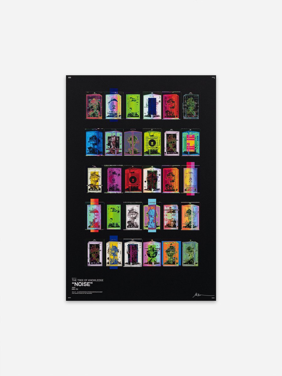 PixelPixelWoman's tweet image. Looking forward to this going on the wall next year! 🤩 Just under an hour  left to grab one - @beeple @avant_arte #thetreeofknowledge 🌳🚨🔥