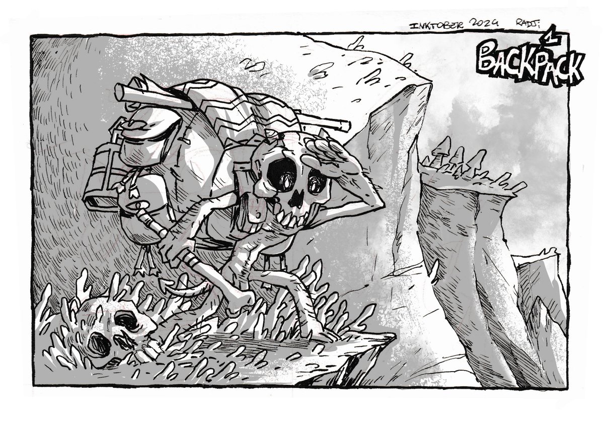 INKTOBER 2024 THREAD 🧶

1/31: Backpack