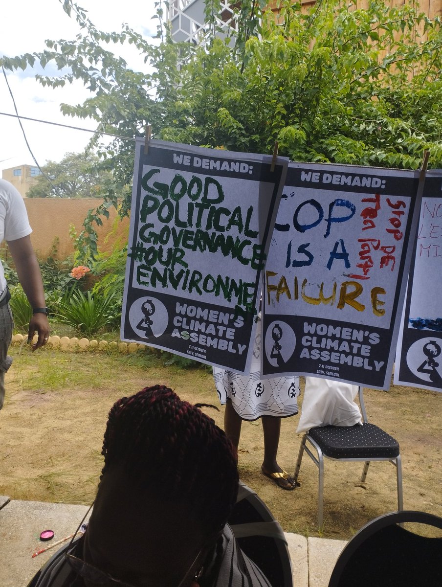 Stephy_aria's tweet photo. As African women, we raise one voice to show solidarity in our claims for women's rights, and generally just reparations. 
The Women's Climate Assembly is a platform that enables women to share challenges and support one another in the fight against climate crisis.
@cyfundafrica https://t.co/YKmEAbkz7Q