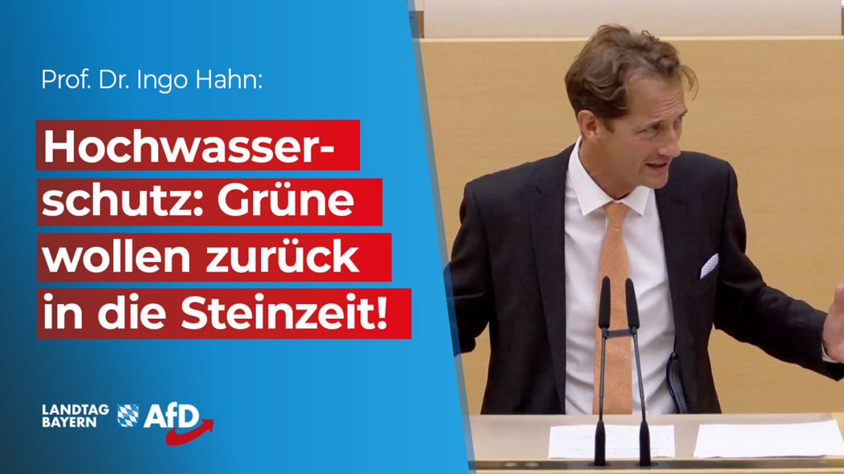 AfD_Bayern_LT's tweet image. 📣 Hochwasserschutz: Grüne wollen zurück in die Steinzeit!

Prof. Hahn in der 29. Sitzung des Bayerischen Landtags vom 08.10.2024

#hochwasser #hochwasserschutz #grüne

youtube.com/watch?v=gUGB8y…