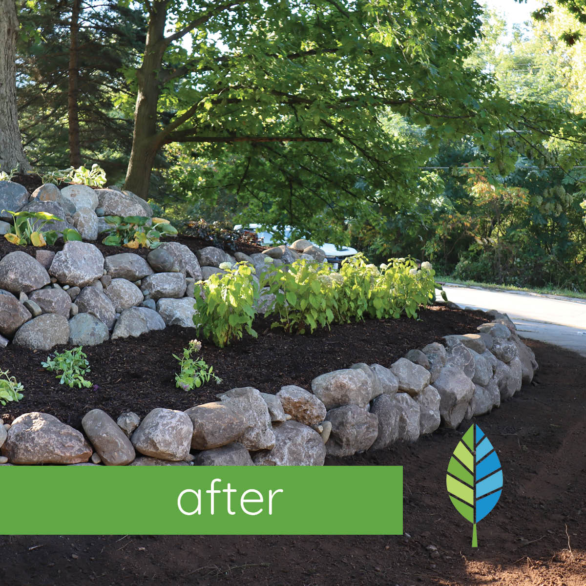 TurnerDesignMI's tweet image. Thinking about installing that boulder wall you put off all summer🤔Now is the perfect time! Check out these amazing before and after pictures from one of our recent projects. DM us today to get started! 🌿

#Landscaping #BoulderWall #BeforeAndAfter #FallProjects #OutdoorLiving