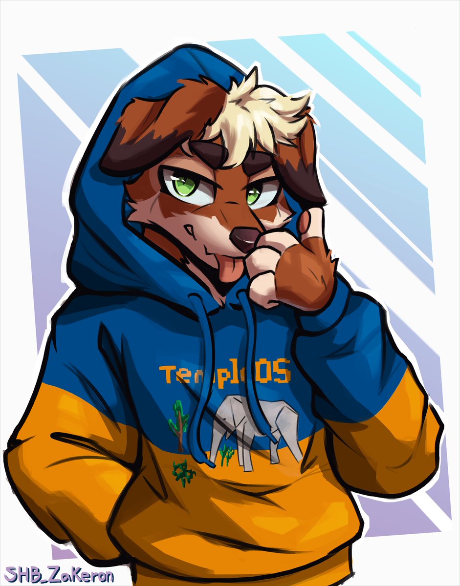 Average TempleOS user 

#furry #furryart