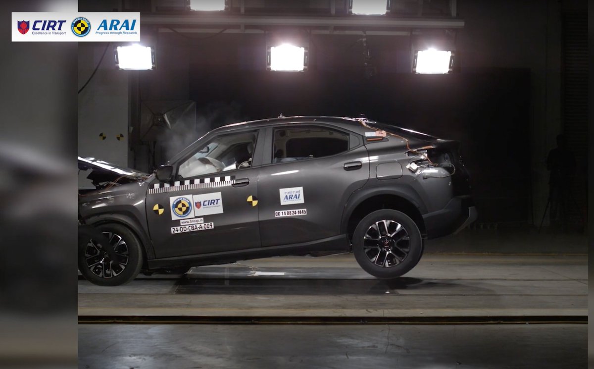 Just in. 

The Citroen Basalt has scored a 4-star crash test rating as per Bharat NCAP. 

This is the icing on the cake and makes the overall package pretty good. At a starting price of Rs 8 lakh, given the space and comfort on offer, the <a href="/CitroenIndia/">Citroën India</a> Basalt indeed is a great