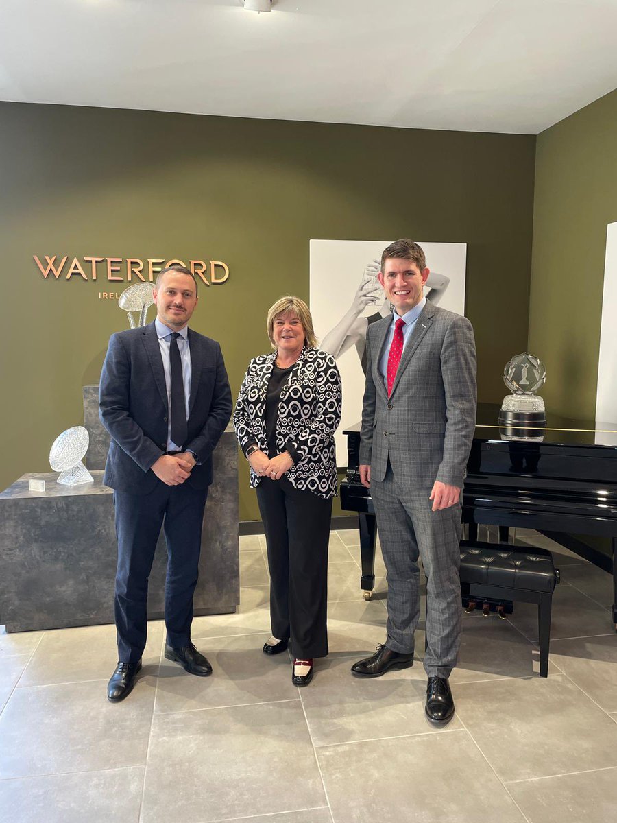 British Embassy Dublin (@britembdublin) on Twitter photo Then the Embassy team followed in the footsteps of the <a href="/RoyalFamily/">The Royal Family</a> when visiting <a href="/WaterfordCrystl/">House of Waterford</a> with <a href="/MaryButlerTD/">Mary Butler TD</a>.
The King and Queen visited back in 2022 as part of their Visit to Ireland 👑 Then the Embassy team followed in the footsteps of the <a href="/RoyalFamily/">The Royal Family</a> when visiting <a href="/WaterfordCrystl/">House of Waterford</a> with <a href="/MaryButlerTD/">Mary Butler TD</a>.
The King and Queen visited back in 2022 as part of their Visit to Ireland 👑