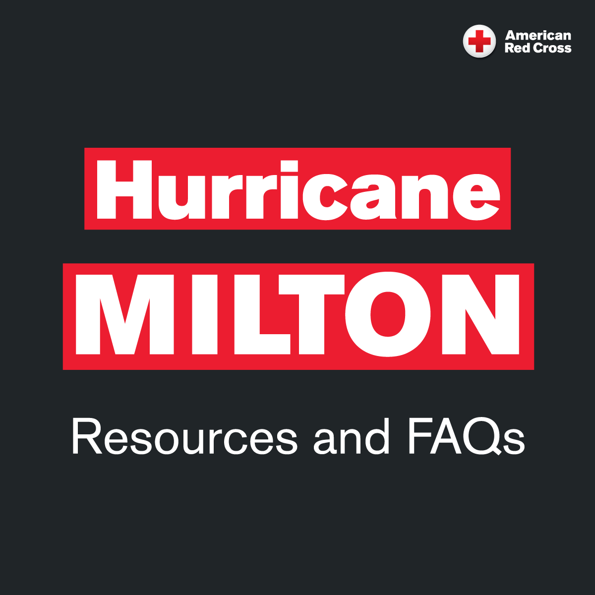 Hurricane Milton Resources: Our work continues in Florida as we help people recover from yet another devastating storm. If you’re looking for help, want to offer your support, or have questions about our relief efforts, here is what you need to know.

Finding Missing People:
- If