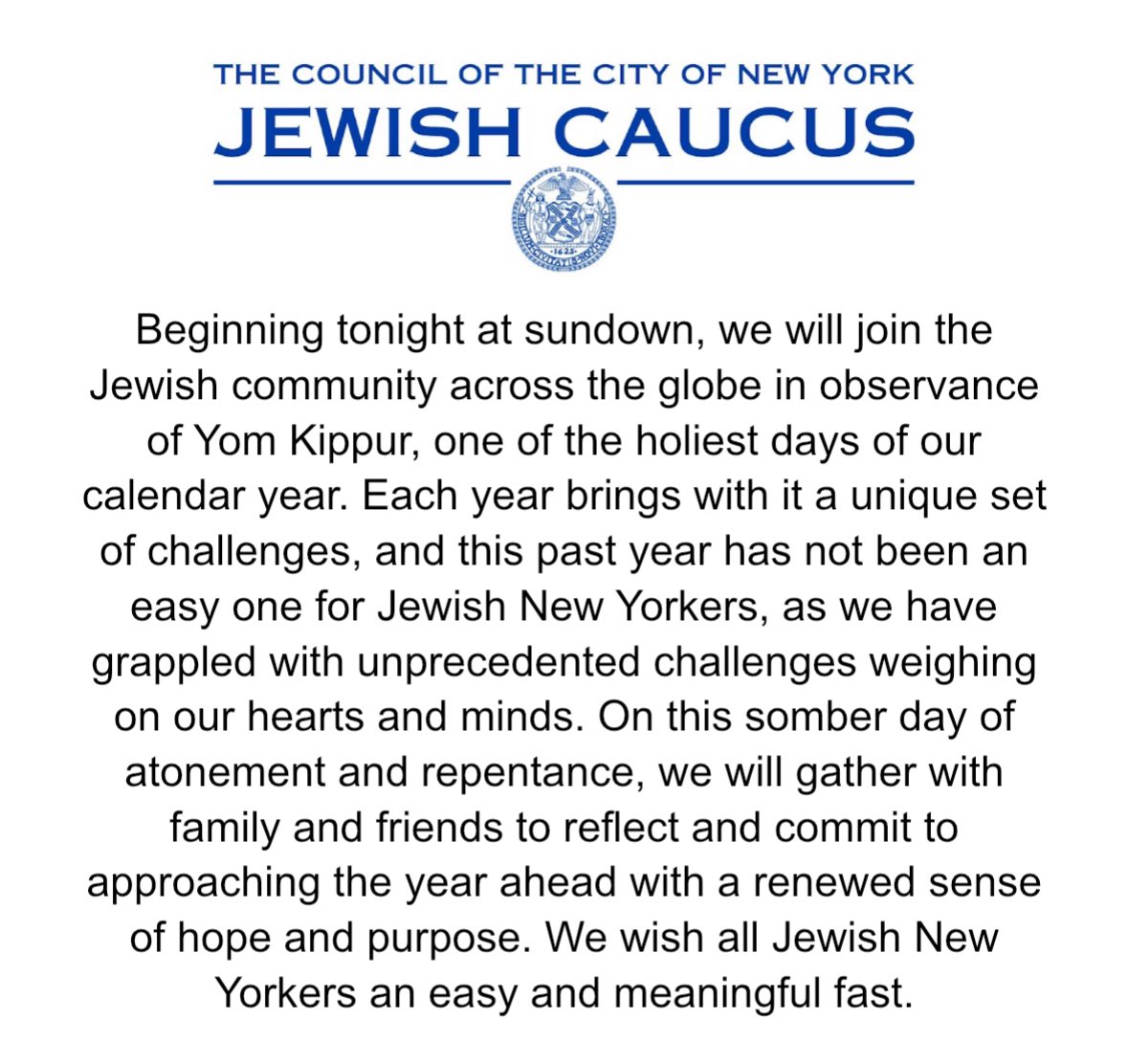 NYC Jewish Caucus (@nycjewishcaucus) on Twitter photo 