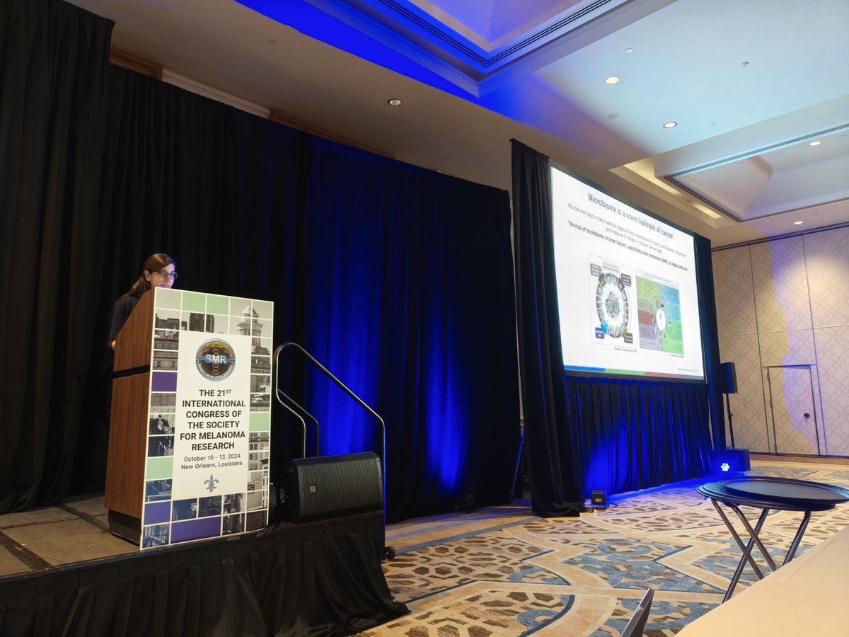 Daniela Robles @daniela-oaks.bsky.social (@daniela_oaks) on Twitter photo Now we are listening to @GolnazMorad <a href="/MDAndersonNews/">MD Anderson Cancer Center</a> talk about how intratumoural #bacteria and distant #microbiota in #melanoma brain š§ #metastasis <a href="/SocietyMelanoma/">Society For Melanoma Research</a> Now we are listening to @GolnazMorad <a href="/MDAndersonNews/">MD Anderson Cancer Center</a> talk about how intratumoural #bacteria and distant #microbiota in #melanoma brain š§ #metastasis <a href="/SocietyMelanoma/">Society For Melanoma Research</a>