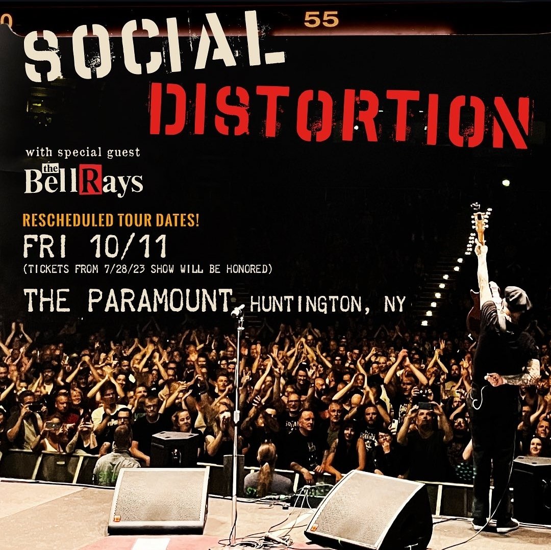 HowWeAreupdates's tweet image. Tonight!! @SocialD1 with @TheBellRays at @TheParamountNY in Huntington, NY 🎸🔥