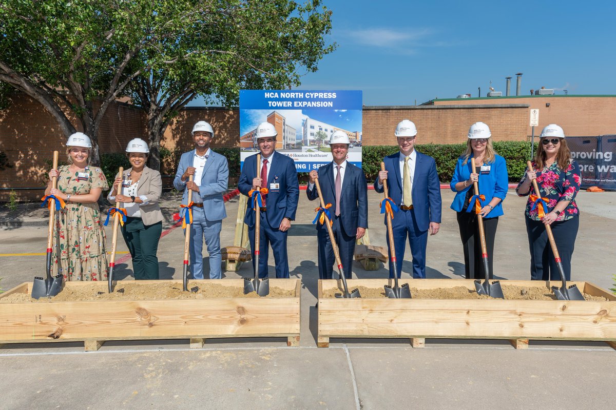 HCA Houston Healthcare North Cypress recently announced a major $100 million expansion of a new state-of-the-art patient tower. Read more - bit.ly/3Yk3zFF