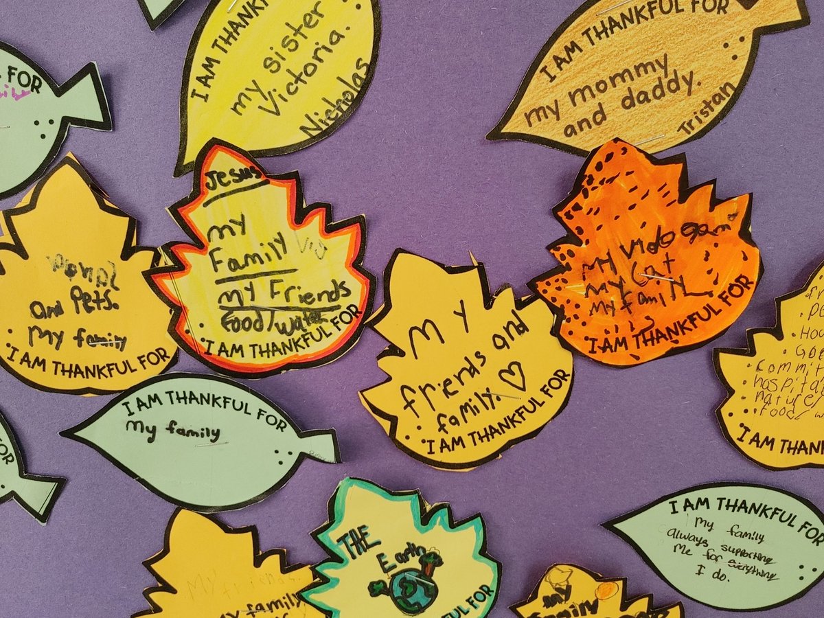sttlces's tweet photo. Lots to be #Thankful for here at STL. 😊❤️🙏 Students and staff write down their #Gratitude.  Thank you to our HAT led by Mrs. Jarvis and Miss Finelli #HealthActionTeam #HSCert @HWCDSB @opheacanada @MorrisHucal https://t.co/ZxuOe3F9nr