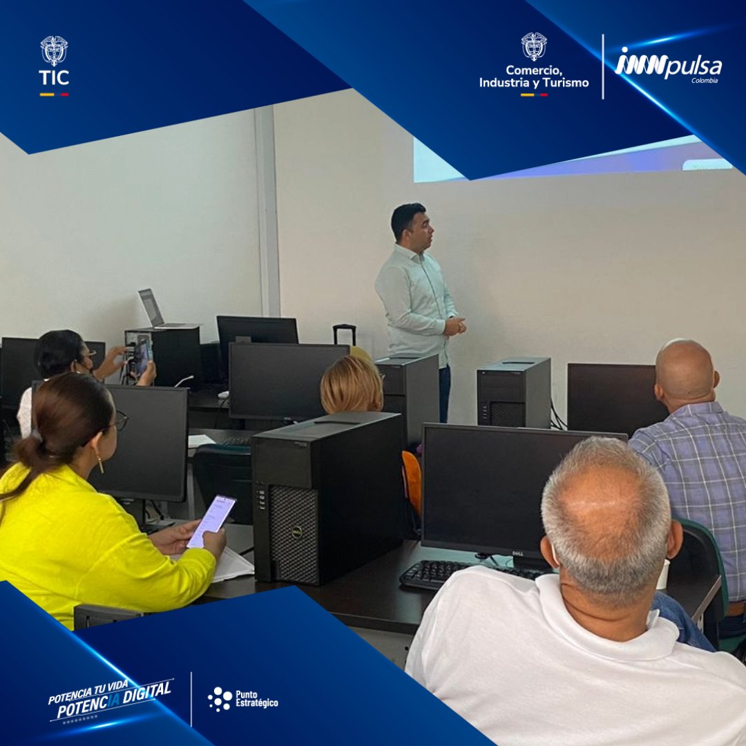 puntestrategico's tweet photo. Capacitación, apoyo y conexión con el ecosistema tecnológico y empresarial para impulsar la transformación digital en el país. Esto vivimos en Cesar ¡Juntos construimos una Colombia digital! EmprendimientoDigital @Ministerio_TIC @InnpulsaCol #PotencIAdigital https://t.co/45zAXV7ozD
