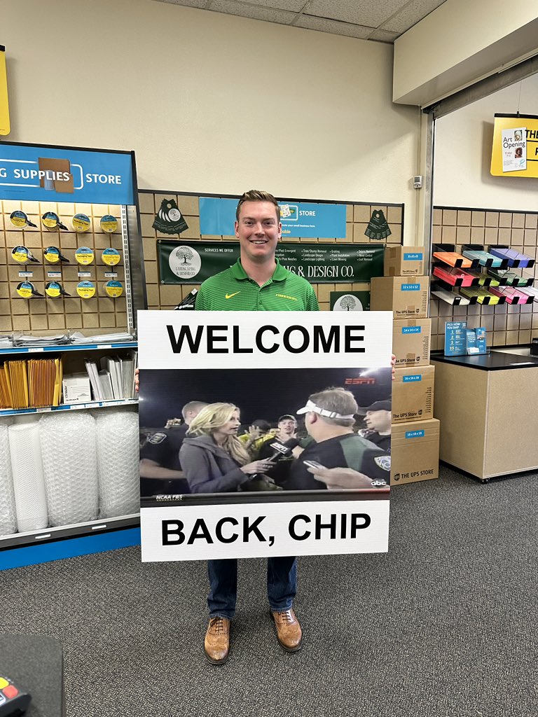 In 2010 Chip Kelly yelled at me in the middle of a post game interview on ESPN. He’s returning to Autzen this weekend as Ohio State’s OC. Look for me on <a href="/CollegeGameDay/">College GameDay</a> #GoDucks