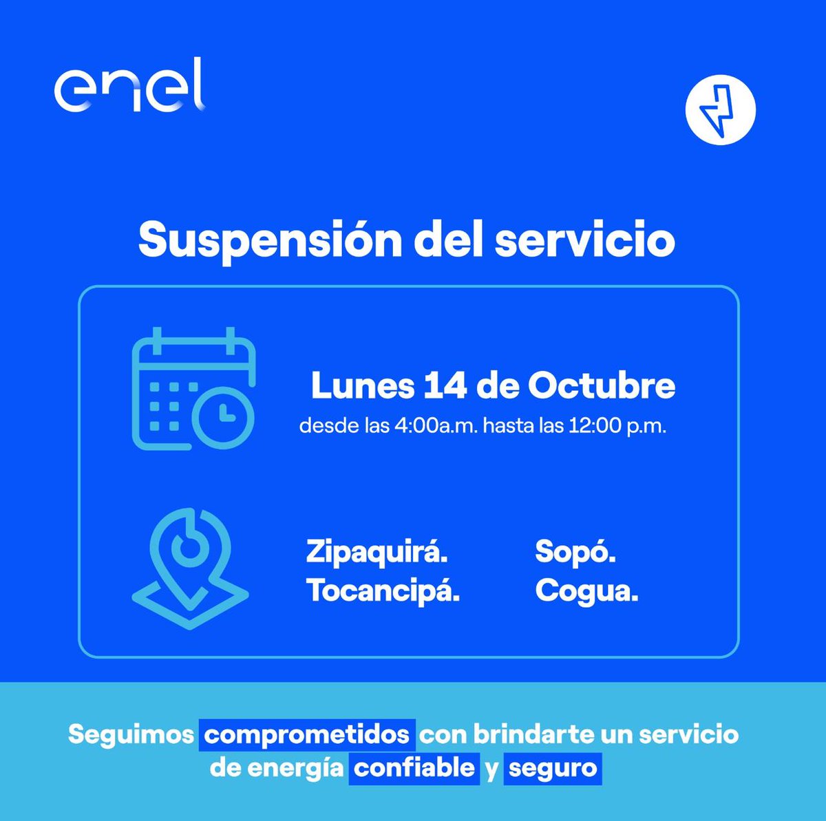 Servicio Enel Colombia tweet media