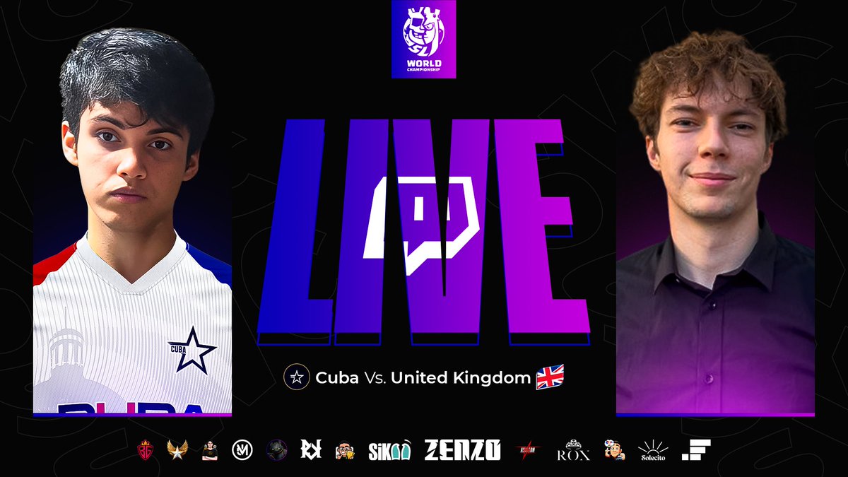 🟣 𝐋𝐈𝐕𝐄 - 𝐌𝐀𝐓𝐂𝐇 𝟓 🎥
🎯 𝐑𝐎𝐔𝐍𝐃 𝟔 - 𝐃𝐀𝐘 𝟏

WE CONTINUE WITH THE GROUP OF DEATH! It's time for the showdown between Cuba and the United Kingdom. This is an important duel for the English team if they want to have a chance at fighting for a top-four spot in their