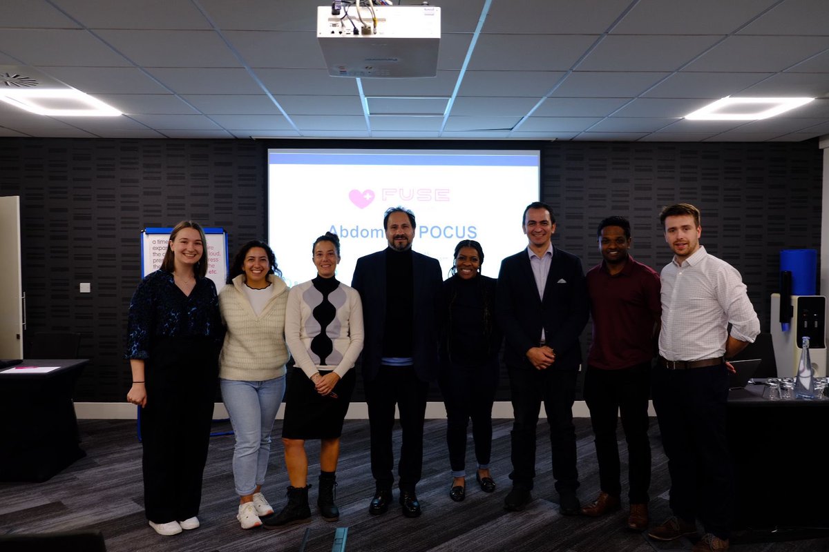 A pleasure to contribute as a course director of the inaugural Focused Ultrasound in Situational Emergencies (FUSE) course which includes echocardiography, lung ultrasound, vascular and abdominal ultrasound assessment. Accredited by the <a href="/BSEcho/">BSEcho</a> and the <a href="/ICS_updates/">Intensive Care Society 💙</a> 

A