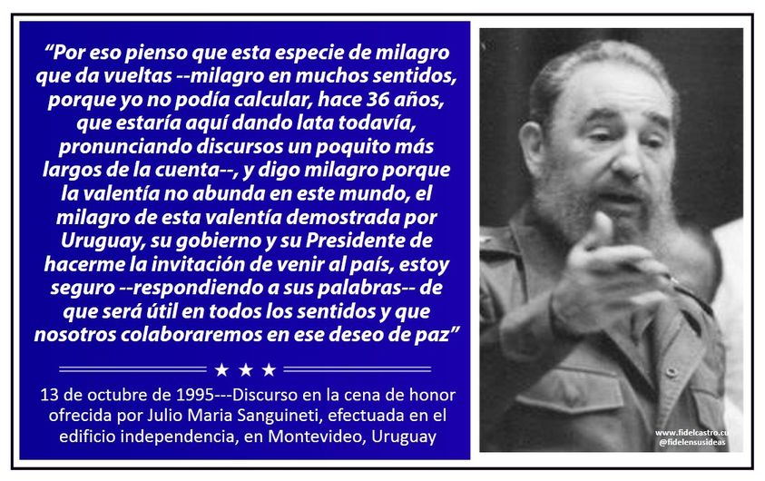 JEAlvarezCuesta's tweet photo. #FidelPorSiempre, un día como hoy  en la historia de #Cuba 🇨🇺 y el  🌐. #MejorSinBloqueo https://t.co/E3fssrvu84