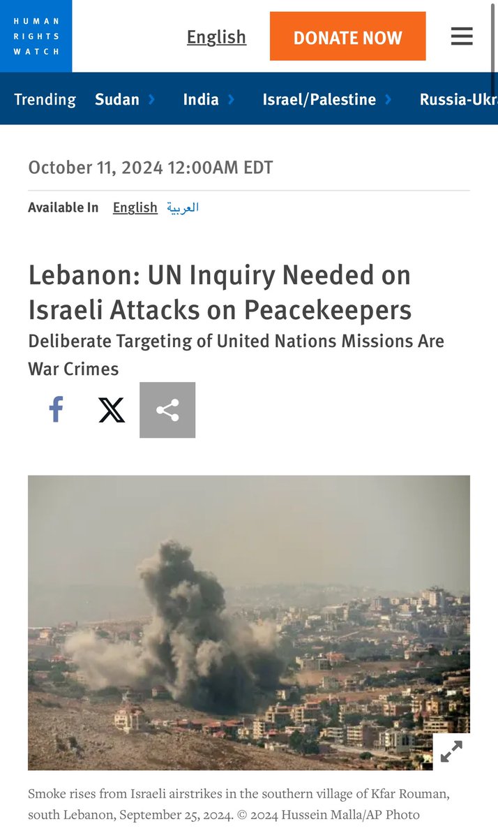 Craig_Foster's tweet photo. Attacks on UN Peacekeepers, humanitarian workers, journalists and other protected personnel are war crimes.

The world needs accountability and the enforcement of international law, not more condemnations, statement and reports.

The library is already voluminous. https://t.co/1gf5wS26EC