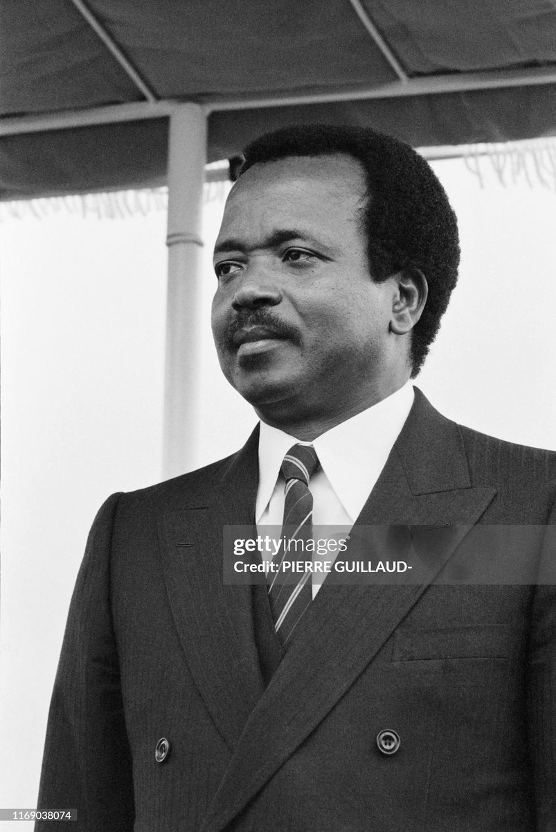 Archive du Président du Cameroun, Paul Biya, photographié à Yaoundé le 20 juin 1983.

📸 : Pierre Guillaud