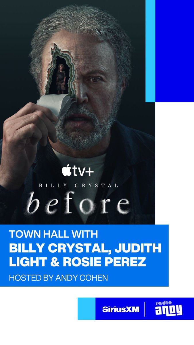 Pause on deciding between brat autumn or Demure Fall &amp; grab your chance to attend a special Radio Andy Town Hall with the cast of “Before” including Billy Crystal, Judith Light &amp; Rosie Perez on 10/17 live in theSiriusXM NYC Studios! instagram.com/p/DA_28_CviVi/…