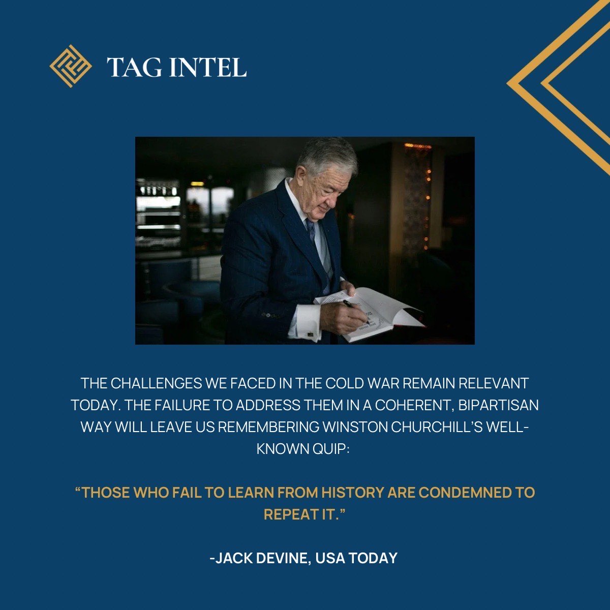 JackDevine_TAG's tweet photo. Read My Op-ed in @USATODAY 
Opinion: Trump or Harris? Whoever wins will lose wars without bipartisan consensus. https://t.co/EjHw2069dO