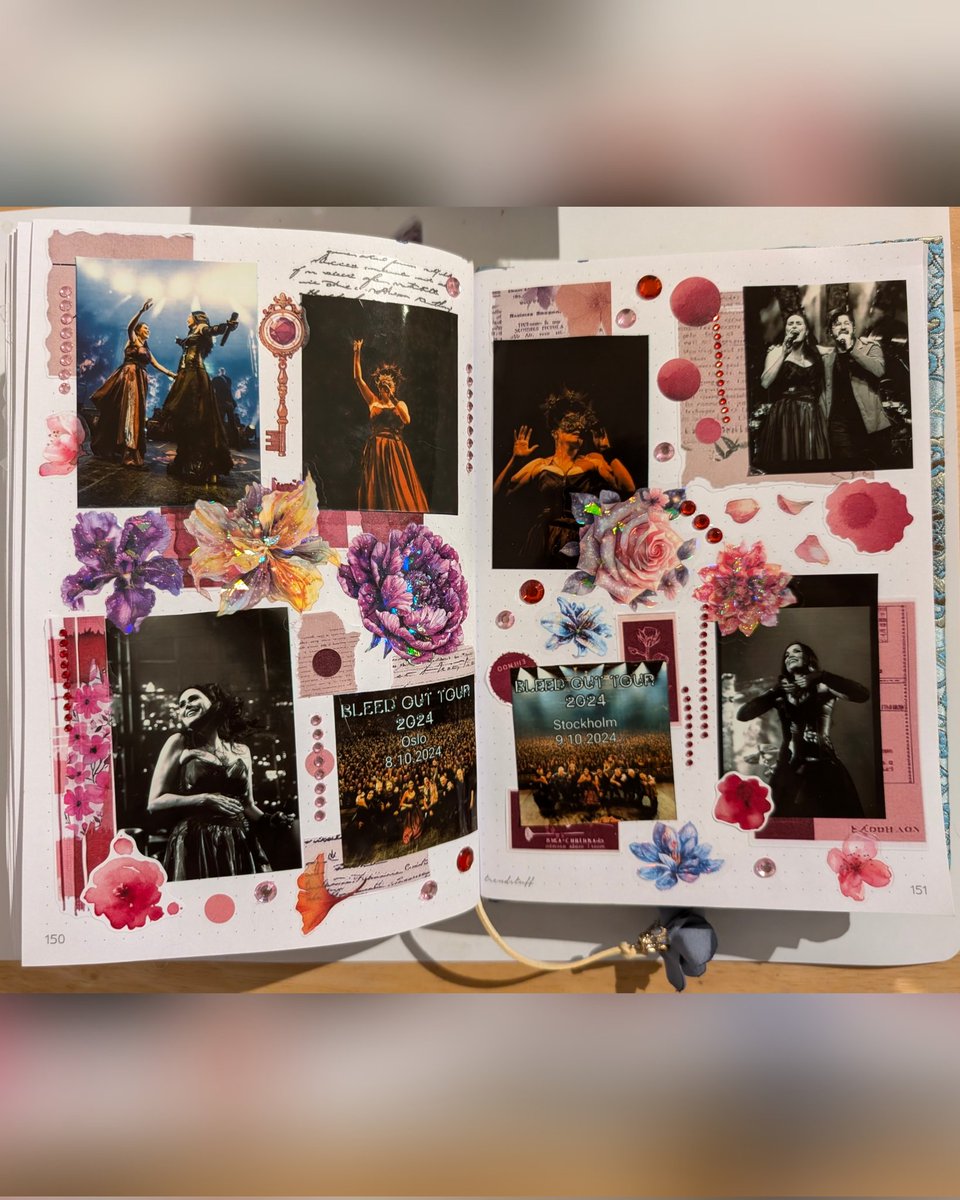 TheSoundOfMyHe2's tweet photo. Oslo and Stockholm in Sharon's Art Book 🥰
The penultimate entry in this special book 🙈
@WTofficial
#wtofficial #withintemptation #sharondenadel #sharonsartbook #fanproject #fanart #bleedouttour https://t.co/fcrqAmhQjI