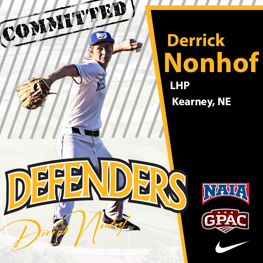 Derrick Nonhof (@dernonhof) on Twitter photo Iβm excited to announce my commitment to further my education and play baseball for Dordt University. First, I want to give all the glory to God! Thank you to all my coaches and my parents. Thank you to Dordt for giving me this great opportunity!
#Defenderway
<a href="/DordtBaseball/">Dordt Baseball</a> Iβm excited to announce my commitment to further my education and play baseball for Dordt University. First, I want to give all the glory to God! Thank you to all my coaches and my parents. Thank you to Dordt for giving me this great opportunity!
#Defenderway
<a href="/DordtBaseball/">Dordt Baseball</a>