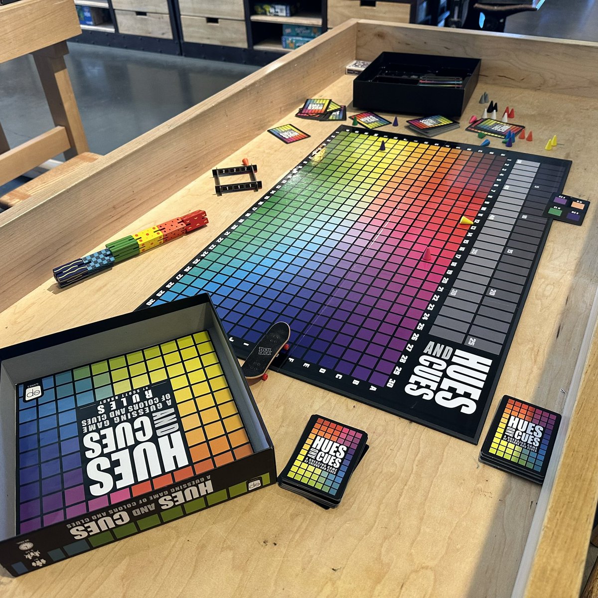 The board game made for children and graphic designers.