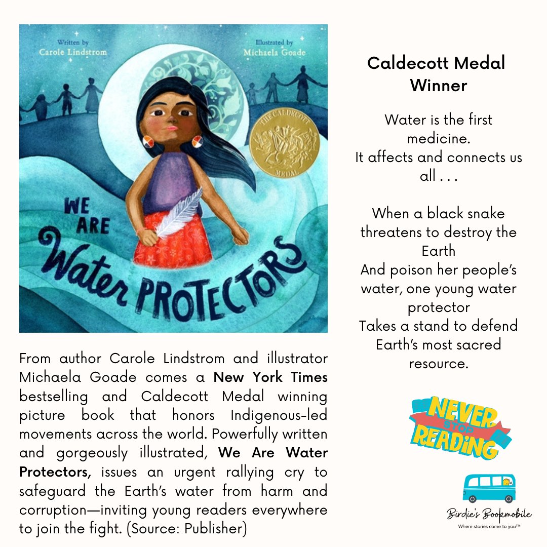 birdiesbkmobile's tweet image. We Are Water Protectors | A #BirdiesBookmobile Pick! 
"@CaroleLindstrom is a New York Times bestselling and award-winning author of literature for young people. She is Anishinaabe/Metis and an enrolled member of the Turtle Mountain Band of Ojibwe."
#indigenousbooks #diversebooks