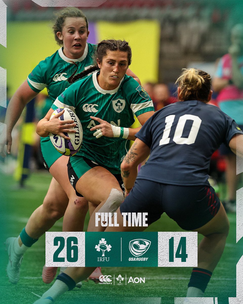 IrishRugby's tweet photo. Finishing with a big W in Vancouver! 👊

#IrishRugby https://t.co/06V19Ss70A