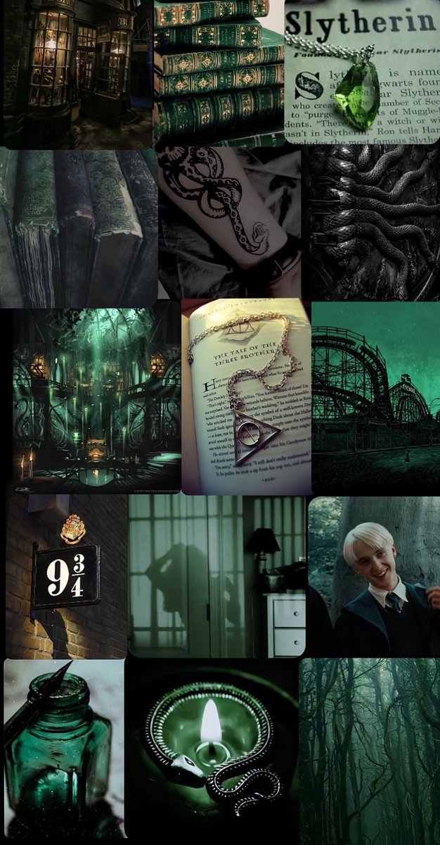 TheDailyHPotter's tweet photo. Slytherin aesthetic 🐍 https://t.co/6v6pUMWM1c
