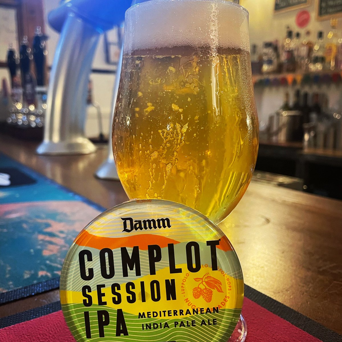 Complot is a 4.3% Mediterranean IPA

An intense beer with hints of tropical and citrus fruits. Intense notes of hops define the classic IPA style. Tropical citrus notes that reinforce its freshness.

Much softer than a traditional IPA this beer is refreshing and quaffable!